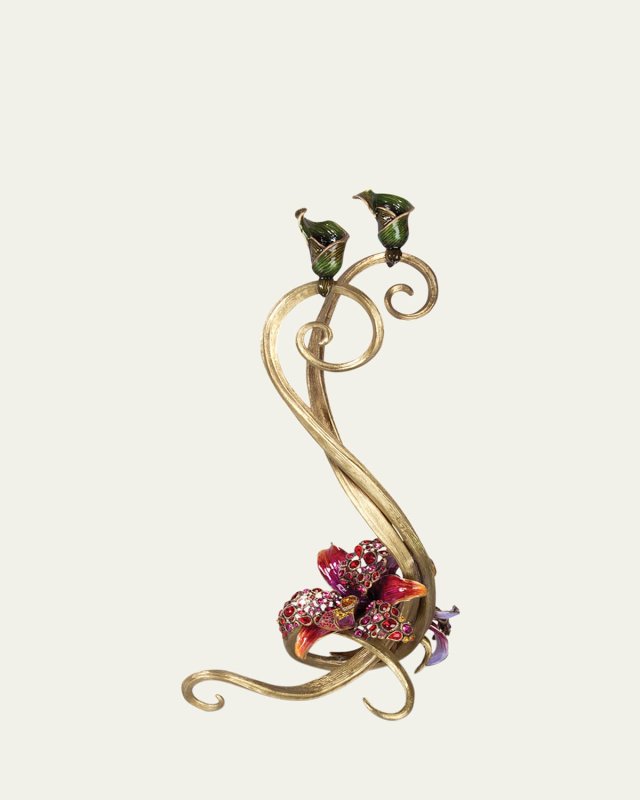 Roelyn Orchid Double Candlestick
